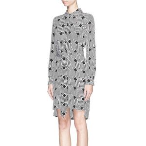 DVF Prita Silk Shirt Dress